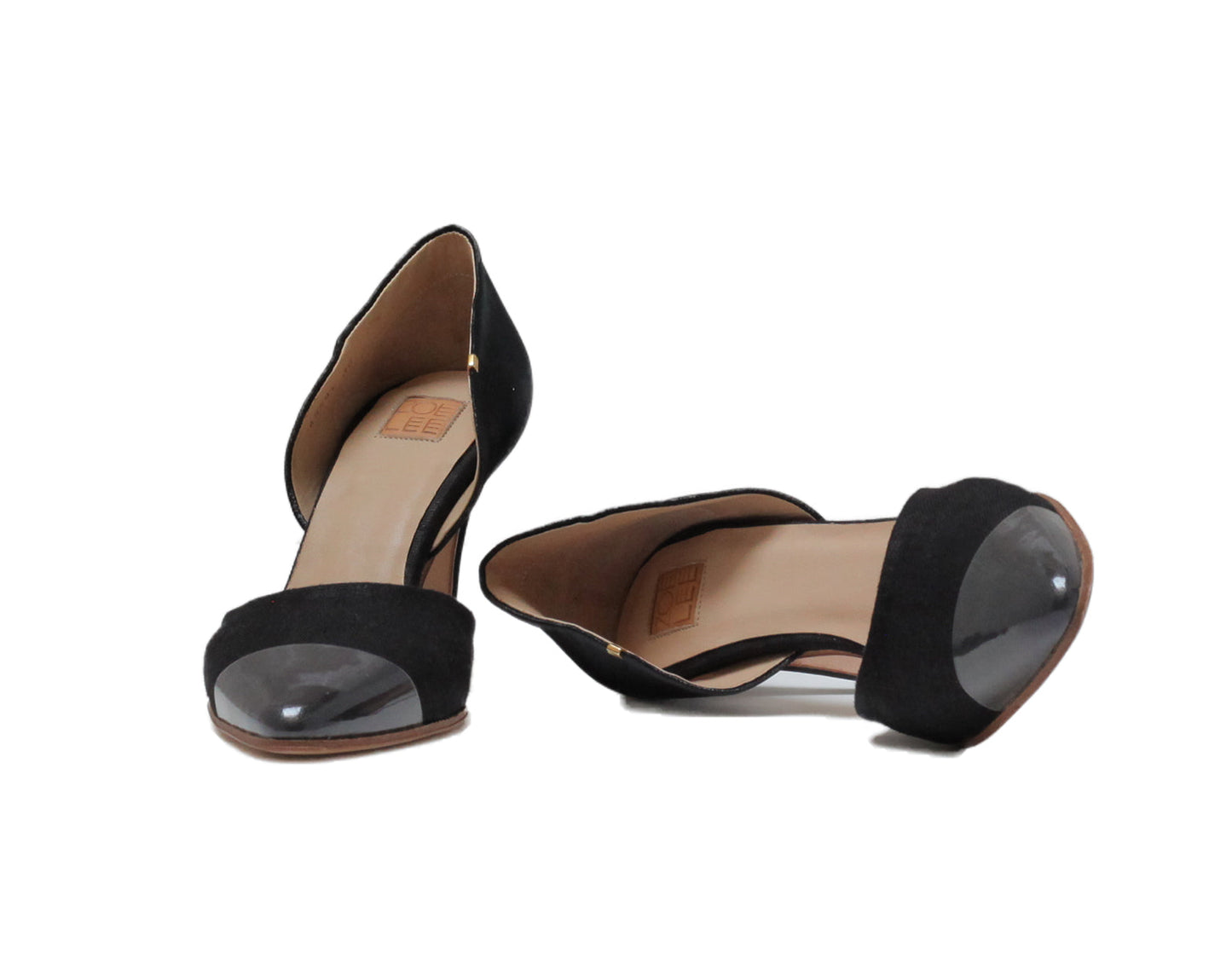 Bonita Black Linen Heel