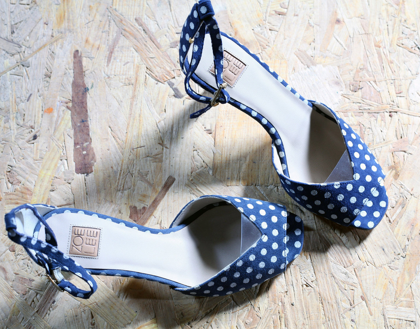 Sara Blue Polka Dots