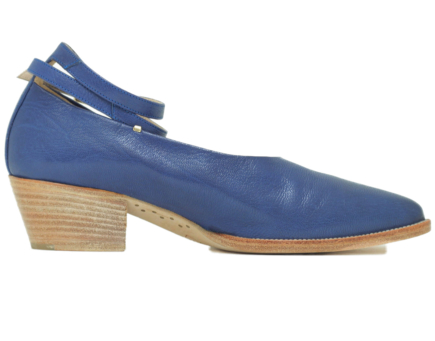 Carroll Low Heel Blue