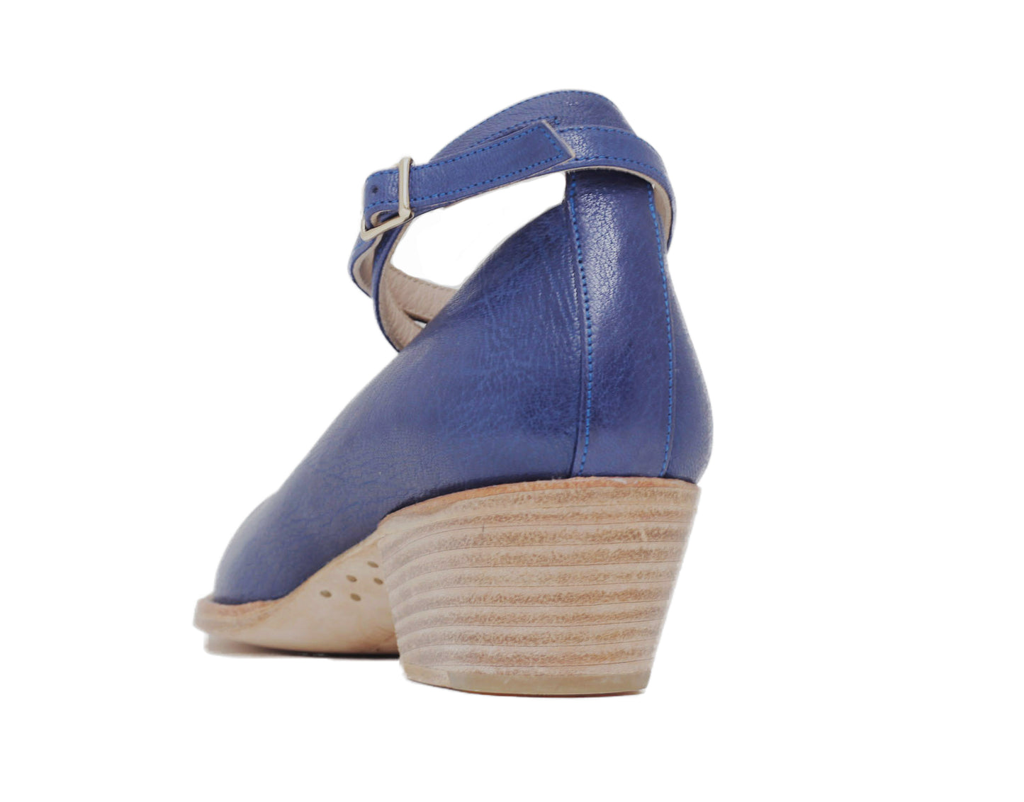 Carroll Low Heel Blue