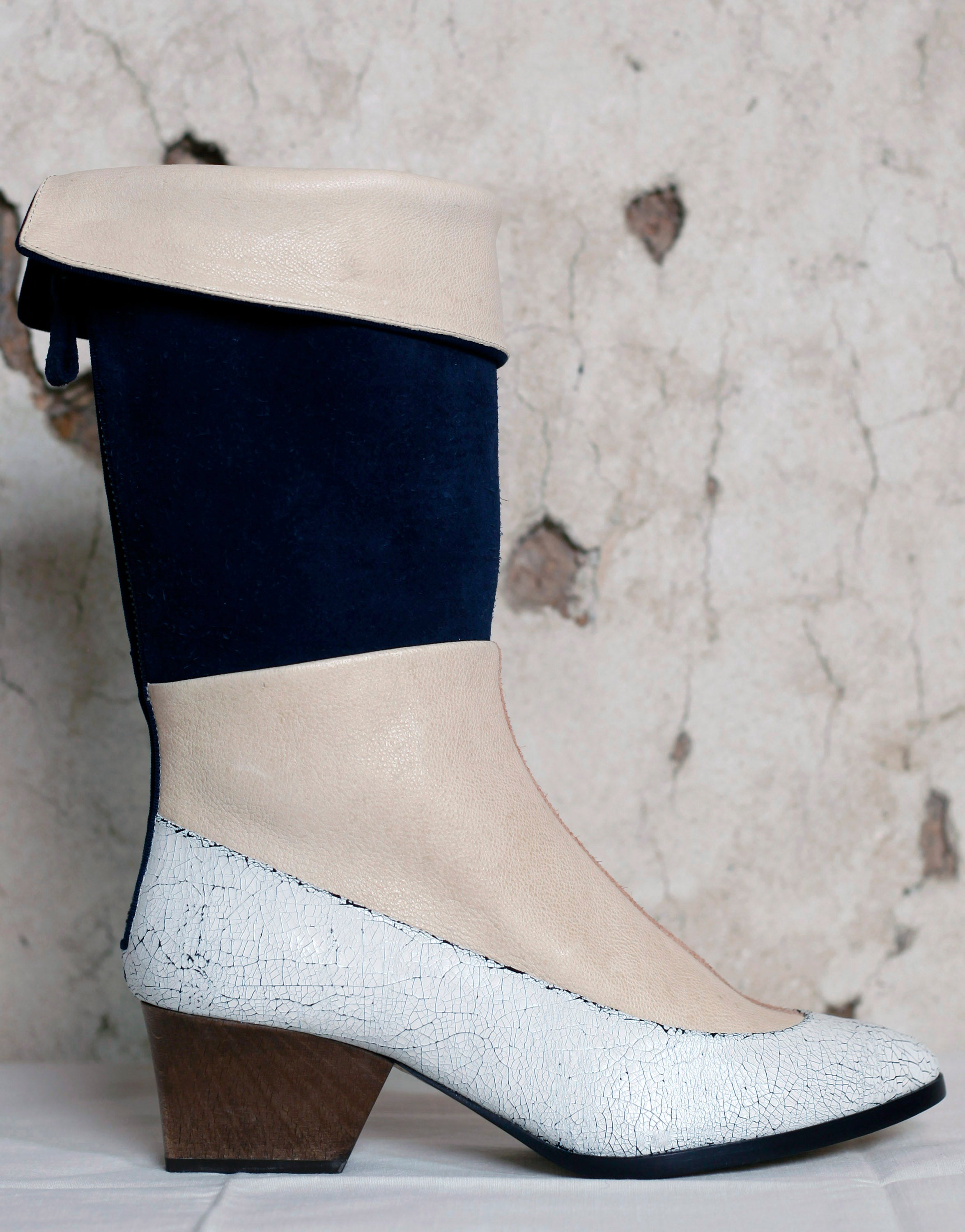 The Broussard in patched camel.