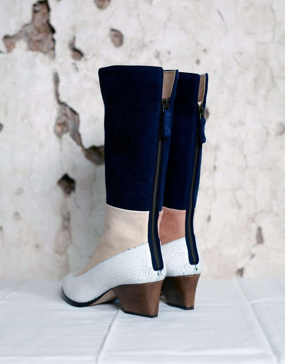 The Broussard in patched camel.