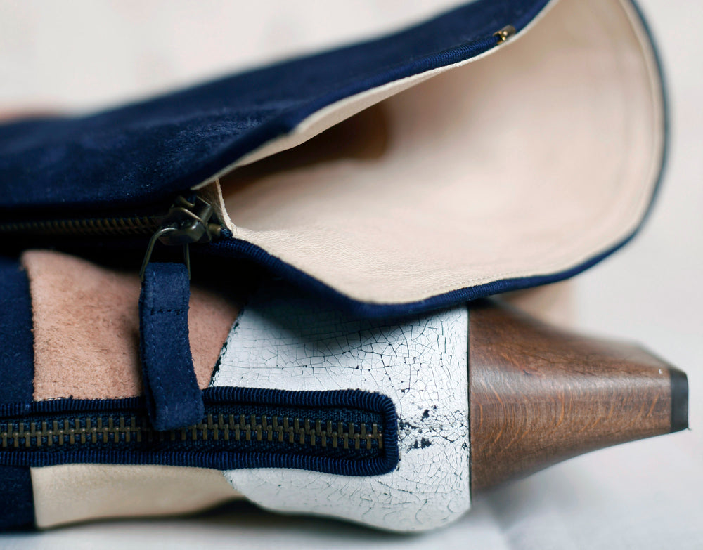 The Broussard in patched camel.