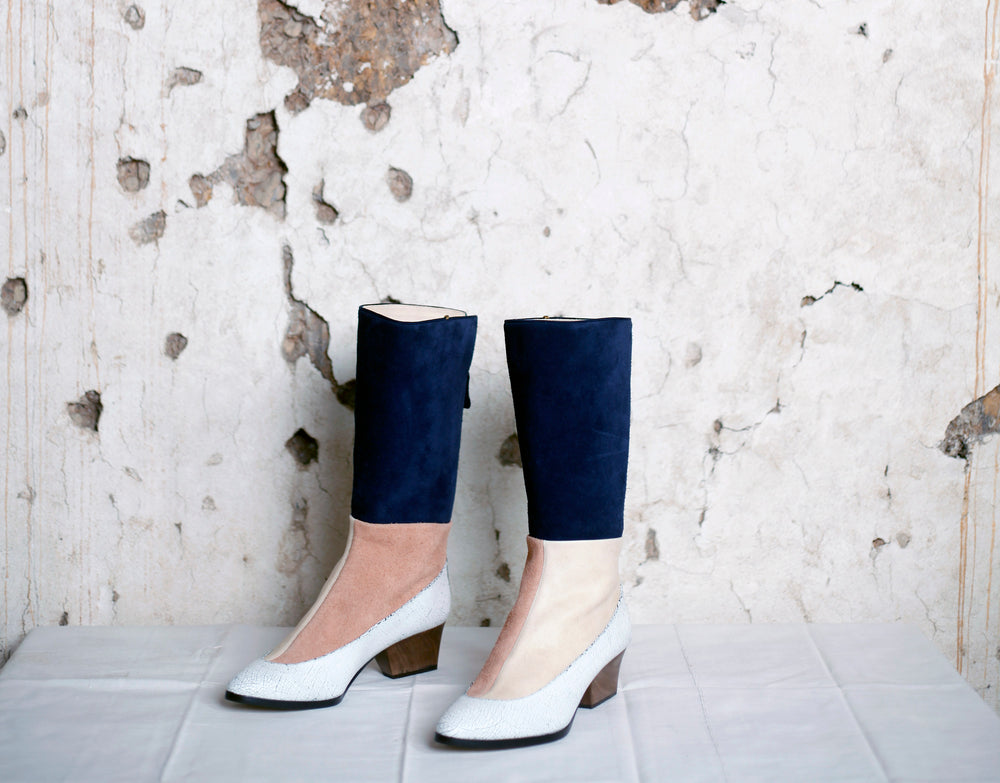 The Broussard in patched camel.