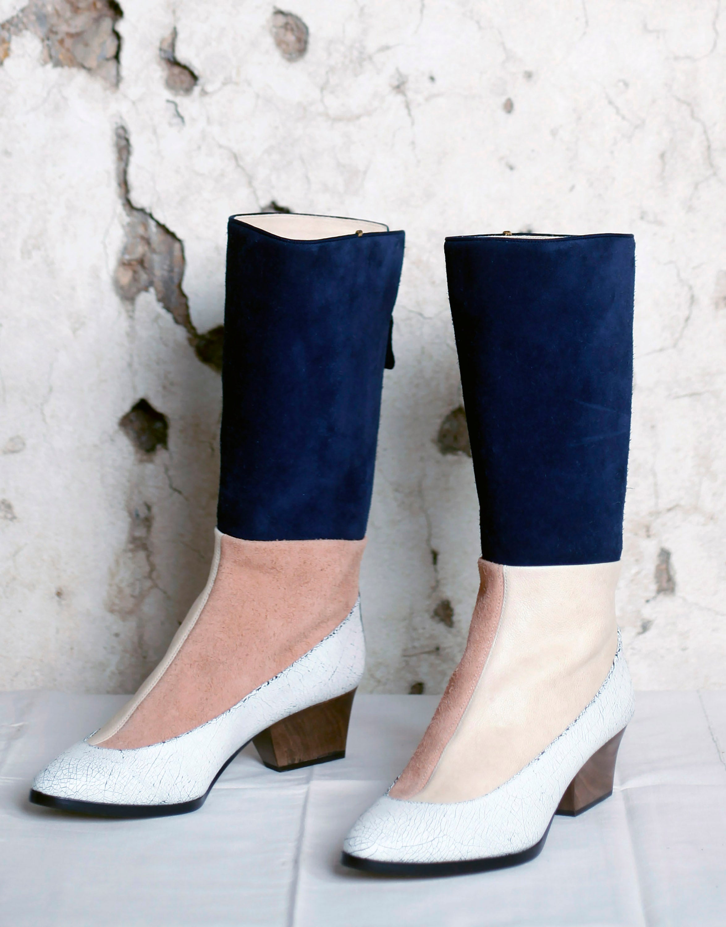 The Broussard in patched camel.