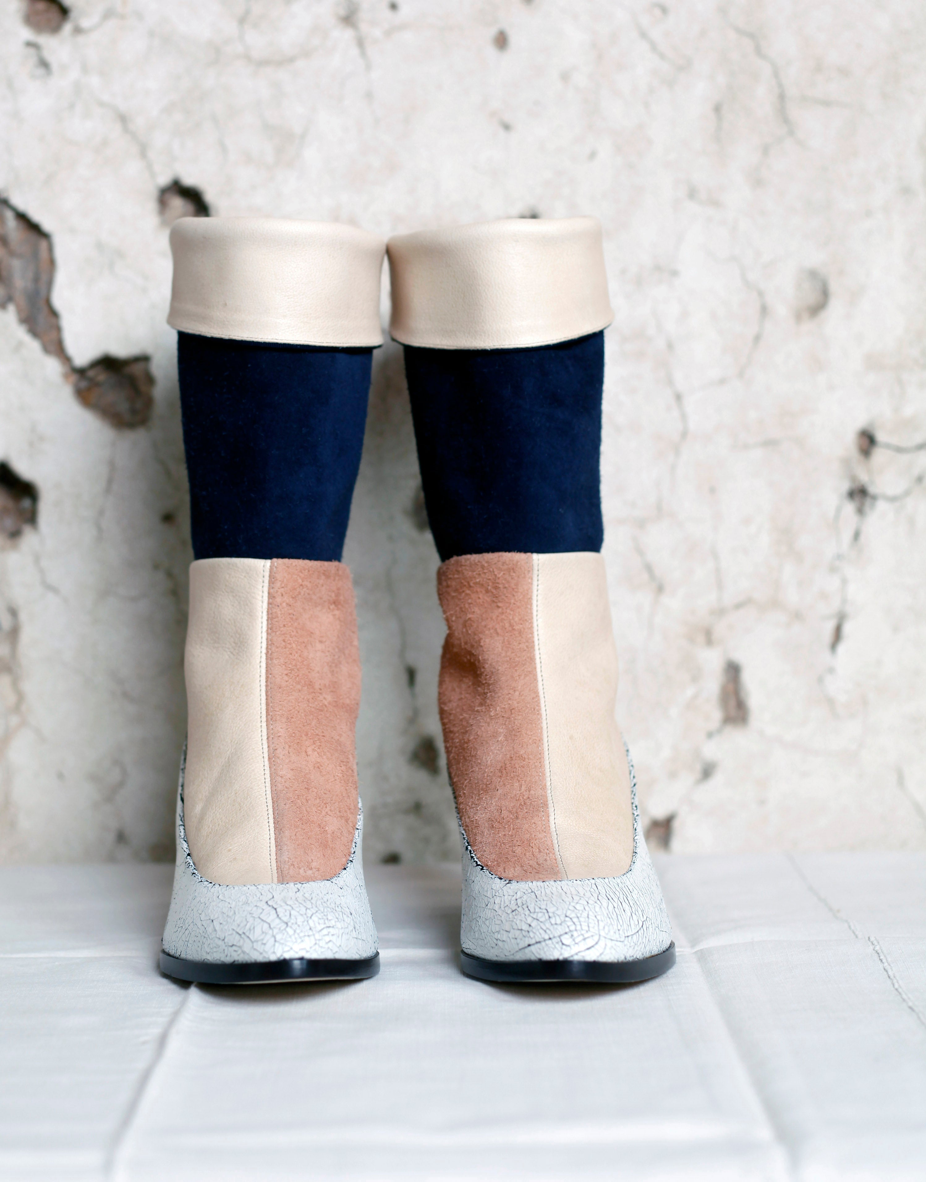 The Broussard in patched camel.