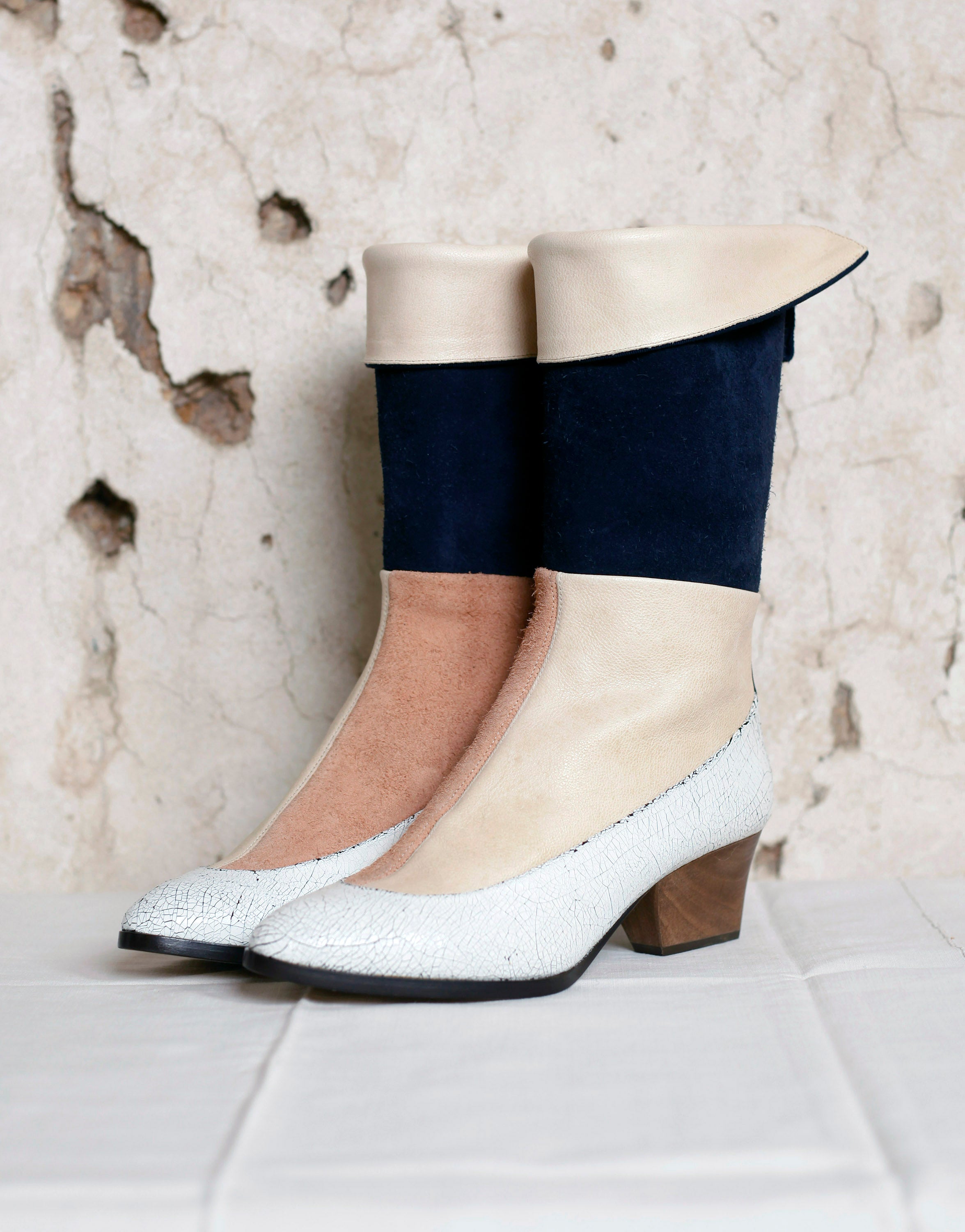 The Broussard in patched camel.