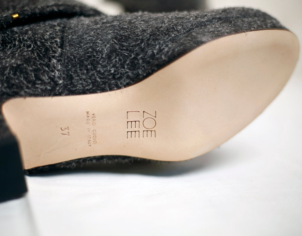 The Olla in stormy suede