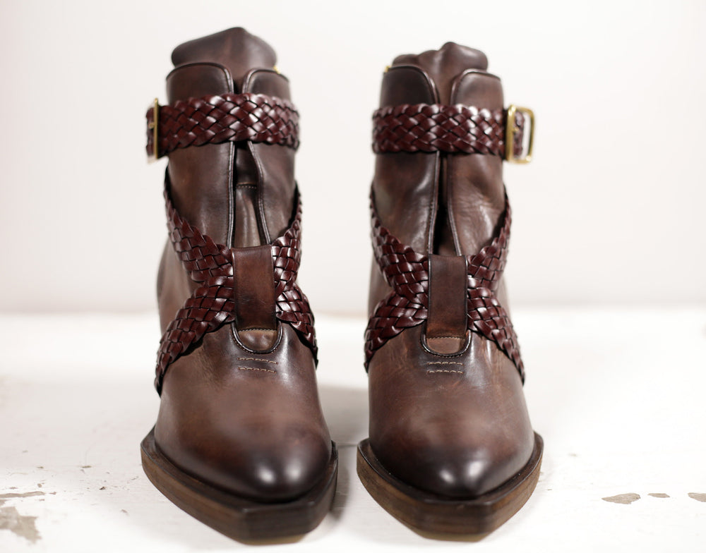 The Ben in Brown Hand Paint