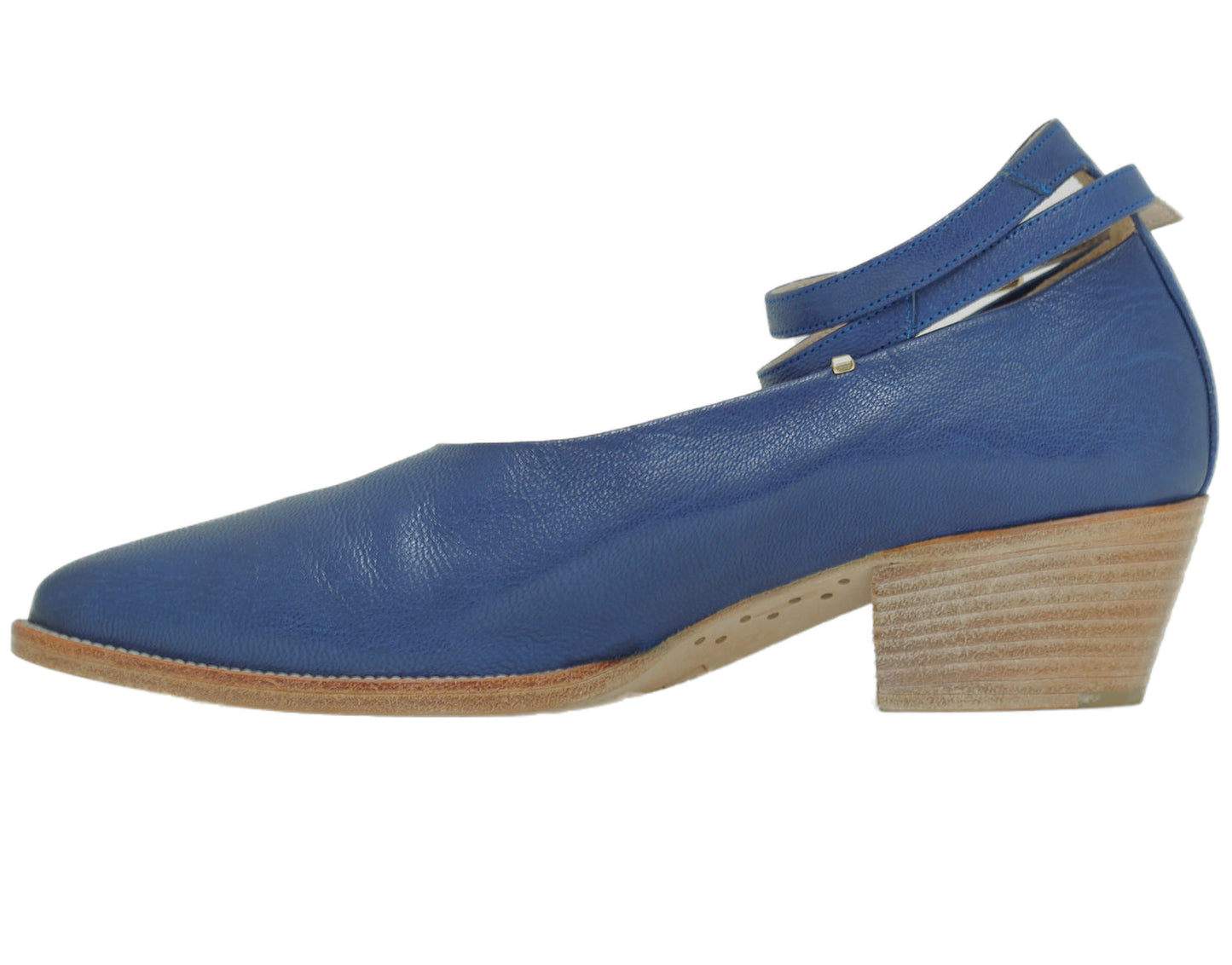 Carroll Low Heel Blue