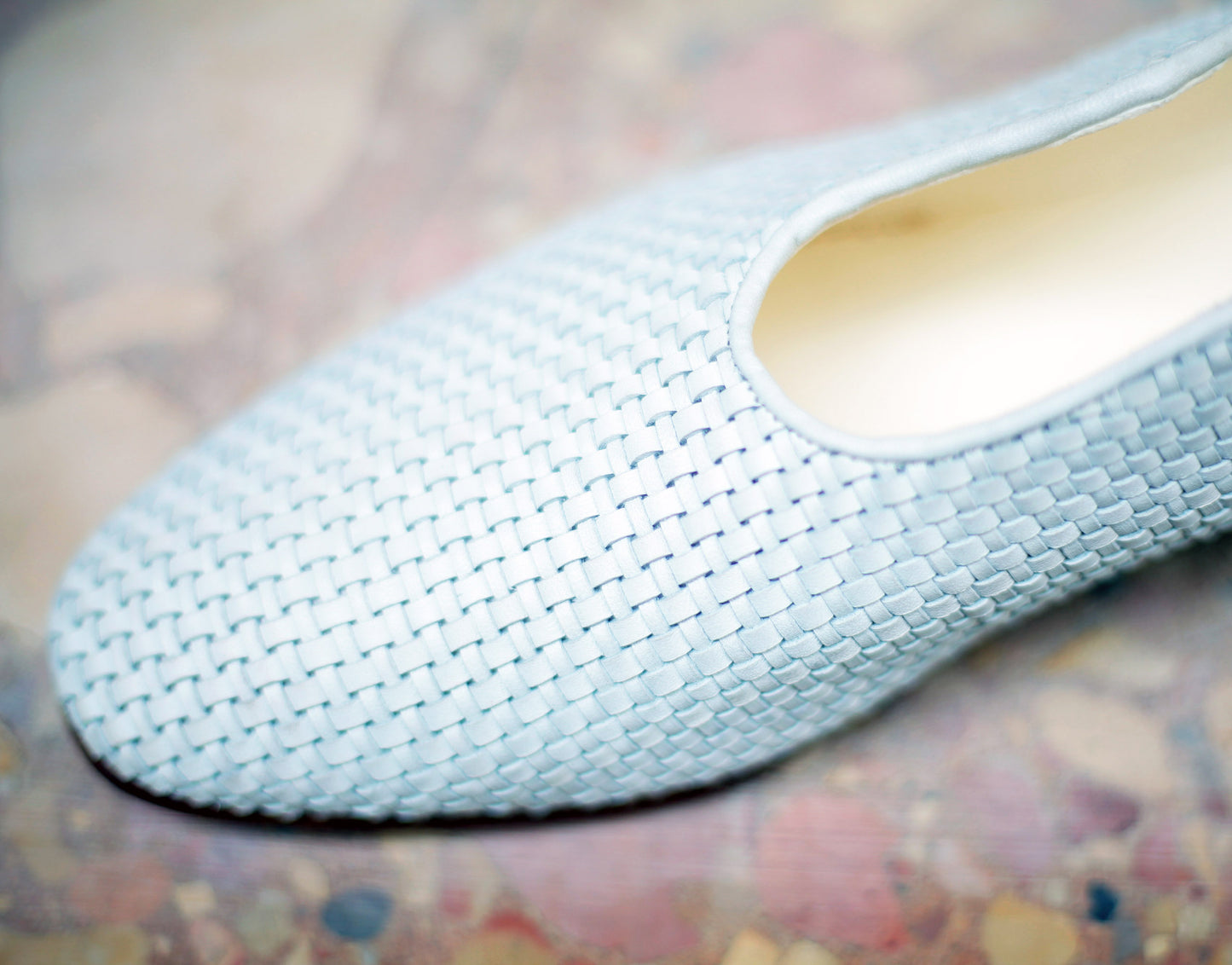 The PHOS PHORO X ZOE LEE COLLABORATION The Watson in Upcycled Italian Hand Woven Calfskin