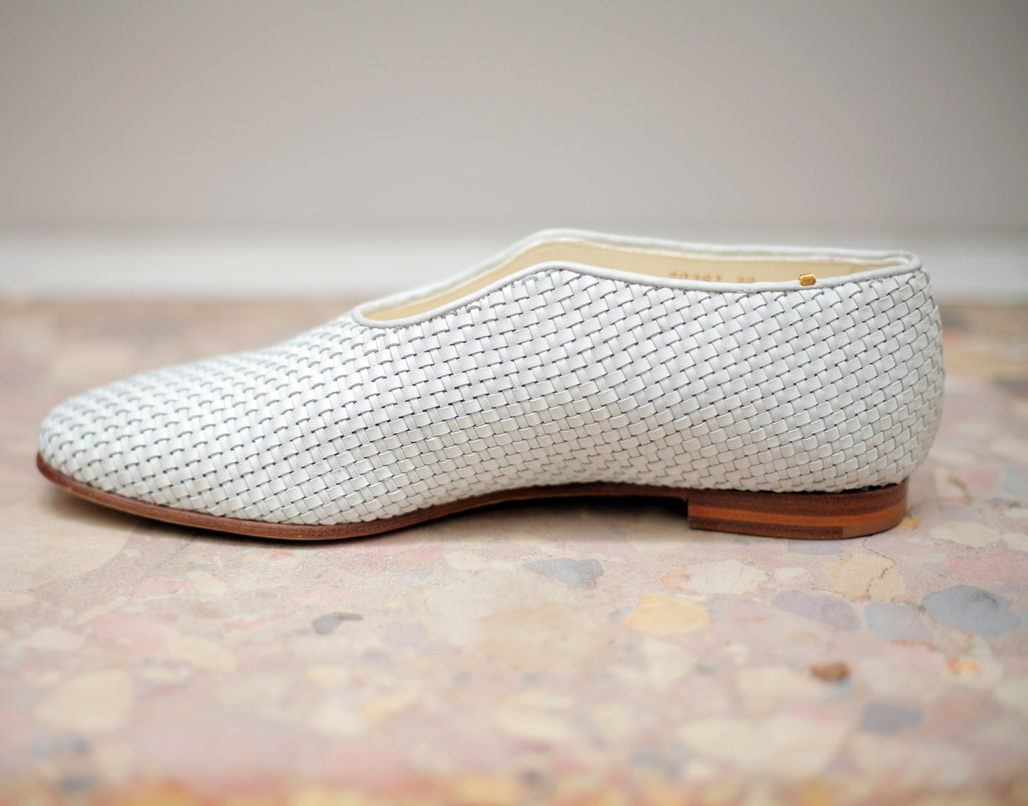 The PHOS PHORO X ZOE LEE COLLABORATION The Watson in Upcycled Italian Hand Woven Calfskin